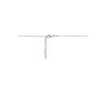 Halskette Herzen 41 + 4 cm Silber rhodiniert