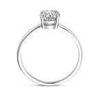 ring zirkonia zilver gerhodineerd