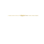 collier paperclip 1,8 mm 45 cm 14K geelgoud