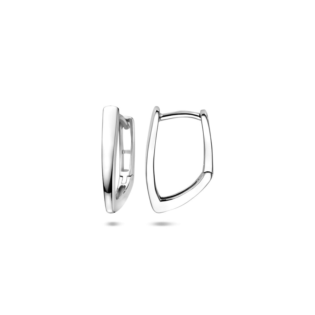 klapoorringen 16,5 mm zilver gerhodineerd