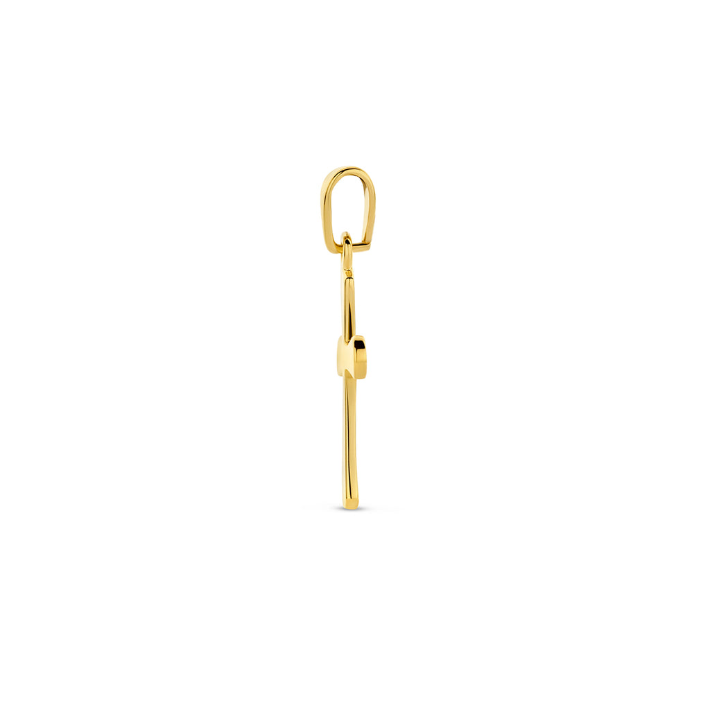 Anhänger Kreuz 14K Gelbgold