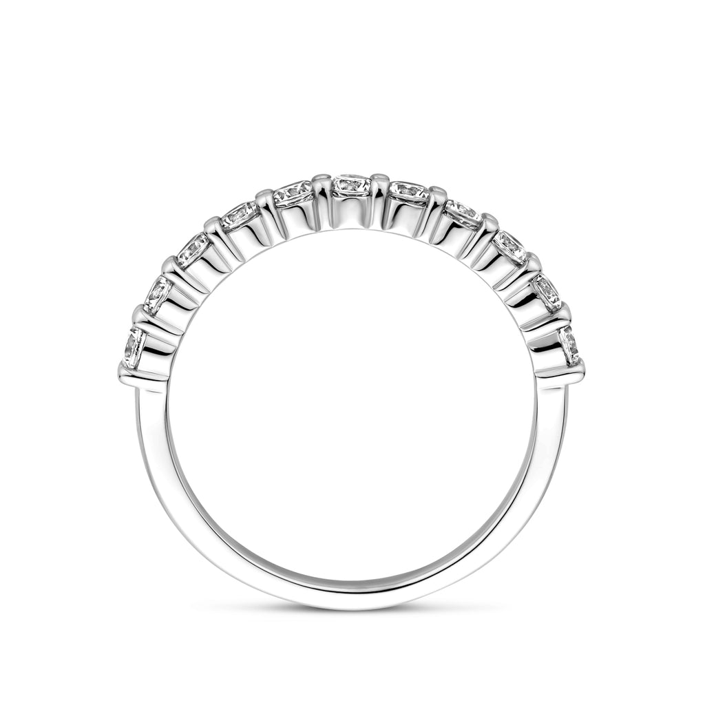 Ring Zirkonia Silber rhodiniert
