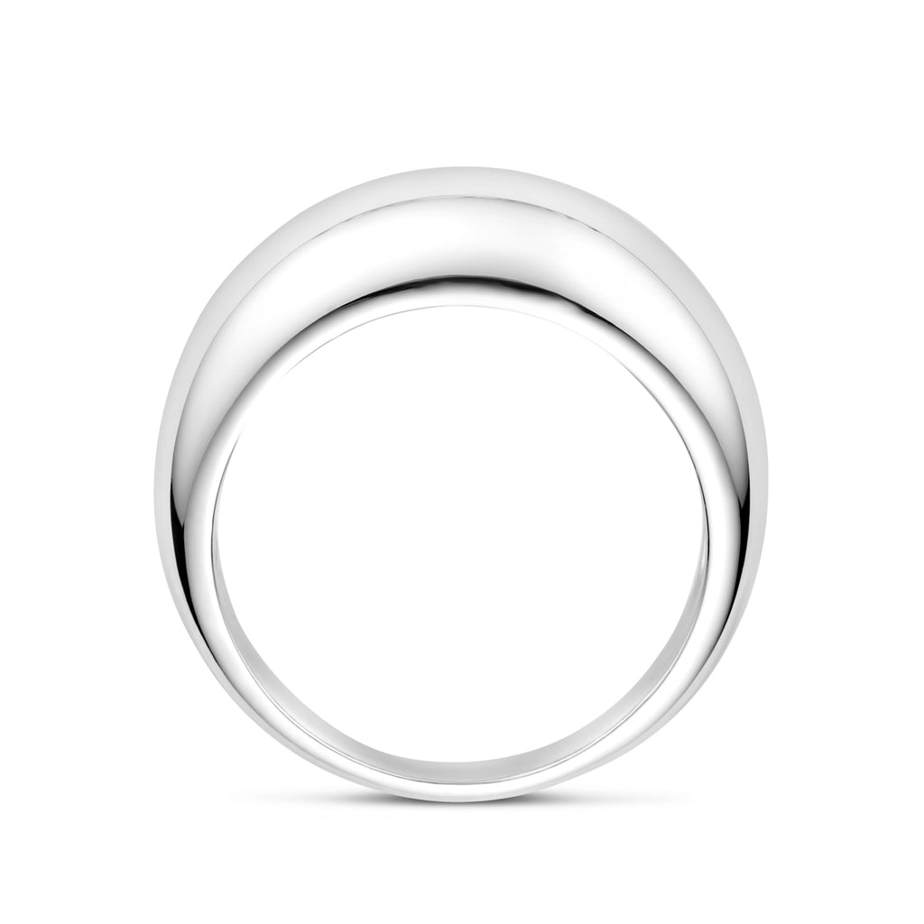 ring balloon zilver gerhodineerd