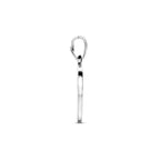 graveerhanger hartje 21 mm zilver gerhodineerd