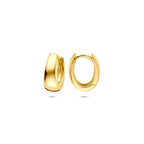 9k klapoorringen 12 mm 9K geel