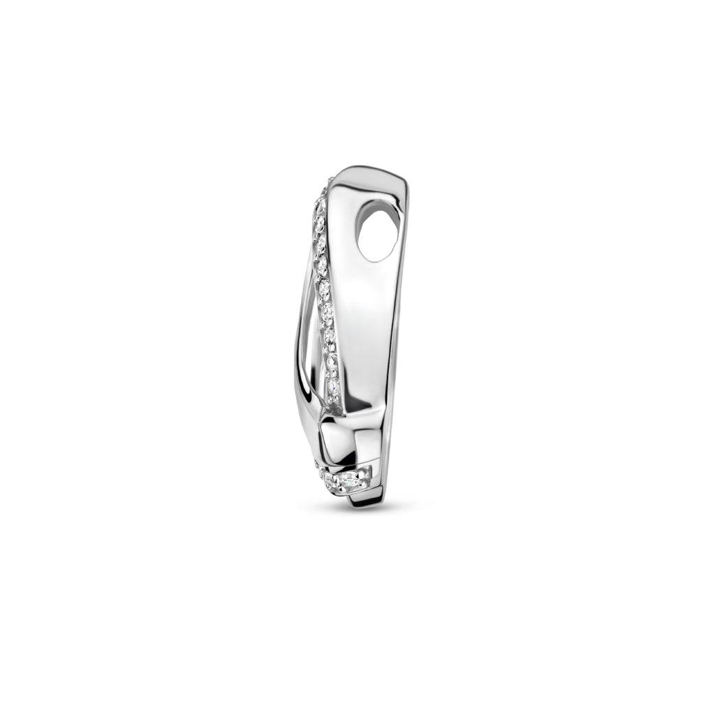hanger zirkonia zilver gerhodineerd