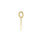 9k graveerhanger hartje 10 mm 9K geel