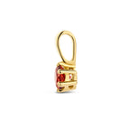 9k hanger met geboortesteen 9,5 mm 9K geel