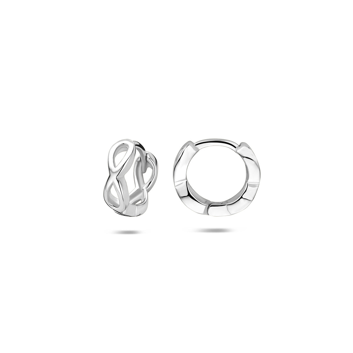 Ohrhänger Infinity Silber rhodiniert