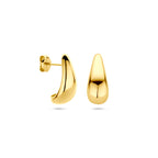 Ohrstecker Tropfen 15,5 mm 14K Gelbgold