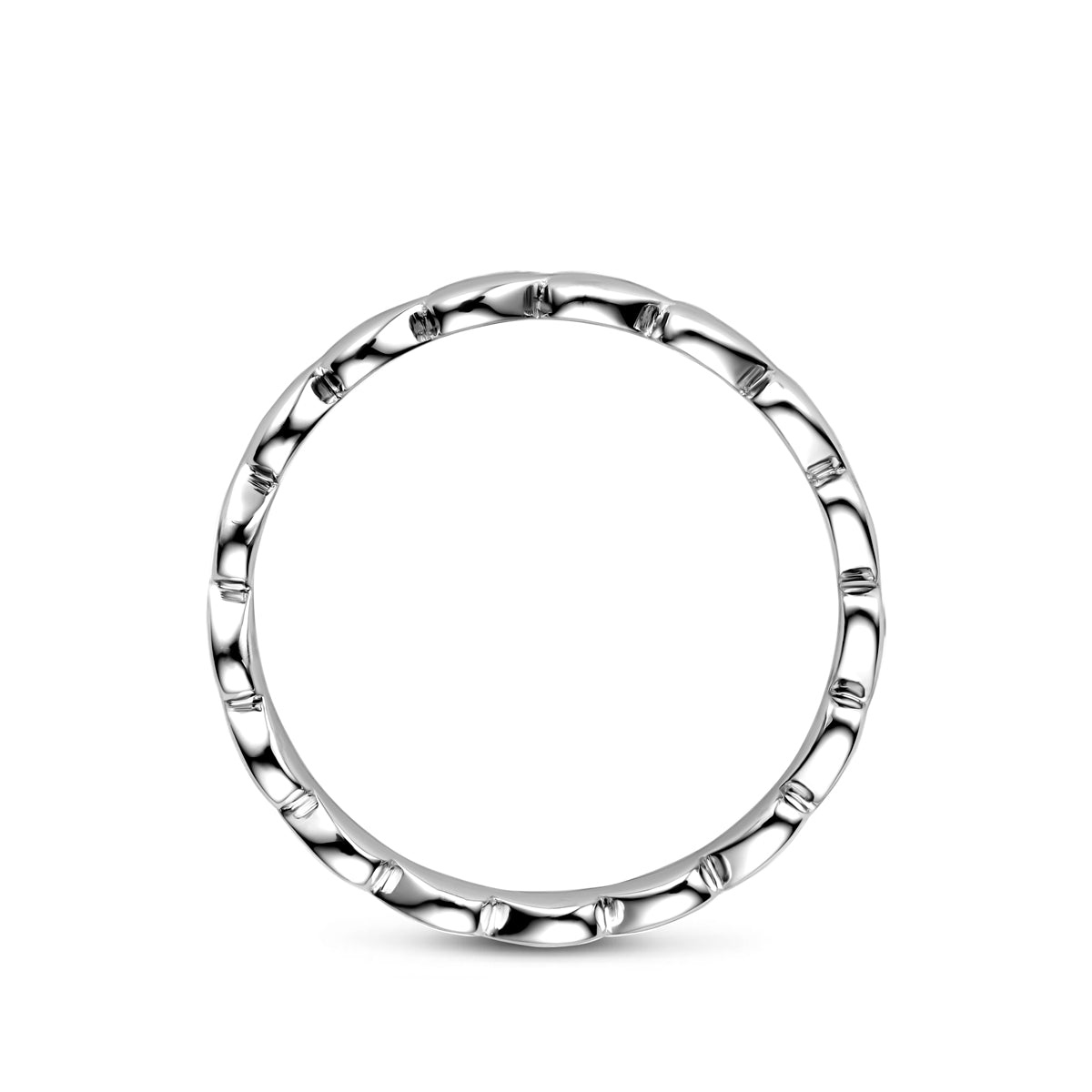 Ring Herzen Silber rhodiniert