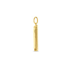graveerhanger diamant 0.01ct h p 20 mm 14K geelgoud