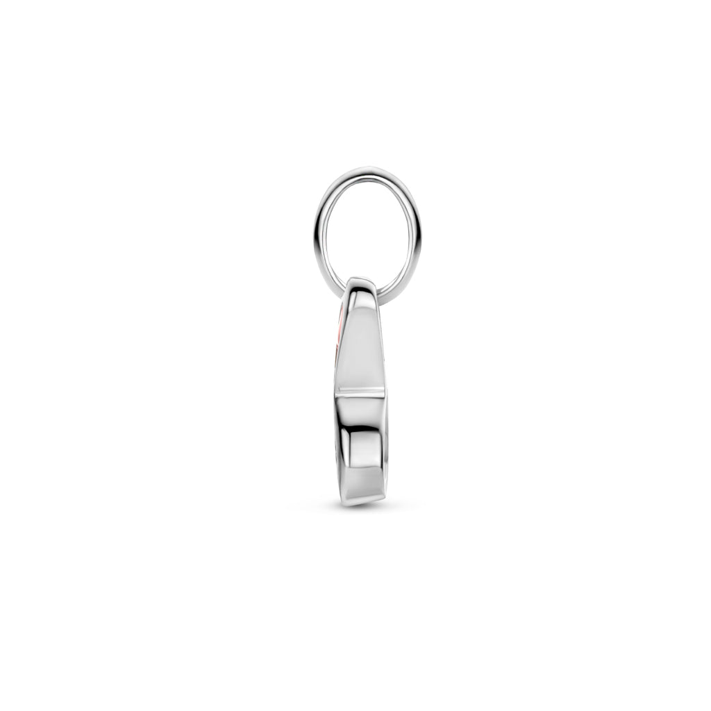 Anhänger Kaninchen Emaille rhodiniert Silber
