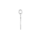 graveerhanger ovaal gediamanteerd zilver gerhodineerd