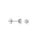 Ohrstecker Zirkonia 14K Weißgold