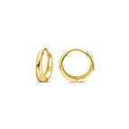 klapoorringen 12,5 mm 14K geelgoud