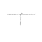 Halskette Herz 40 + 5 cm Silber rhodiniert