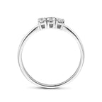 ring diamant 0.15ct h si 18K witgoud
