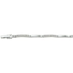 Armband Zirkonia 2,5 mm 18 cm Silber rhodiniert