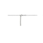 Halskette Herzen 41 + 4 cm Silber rhodiniert