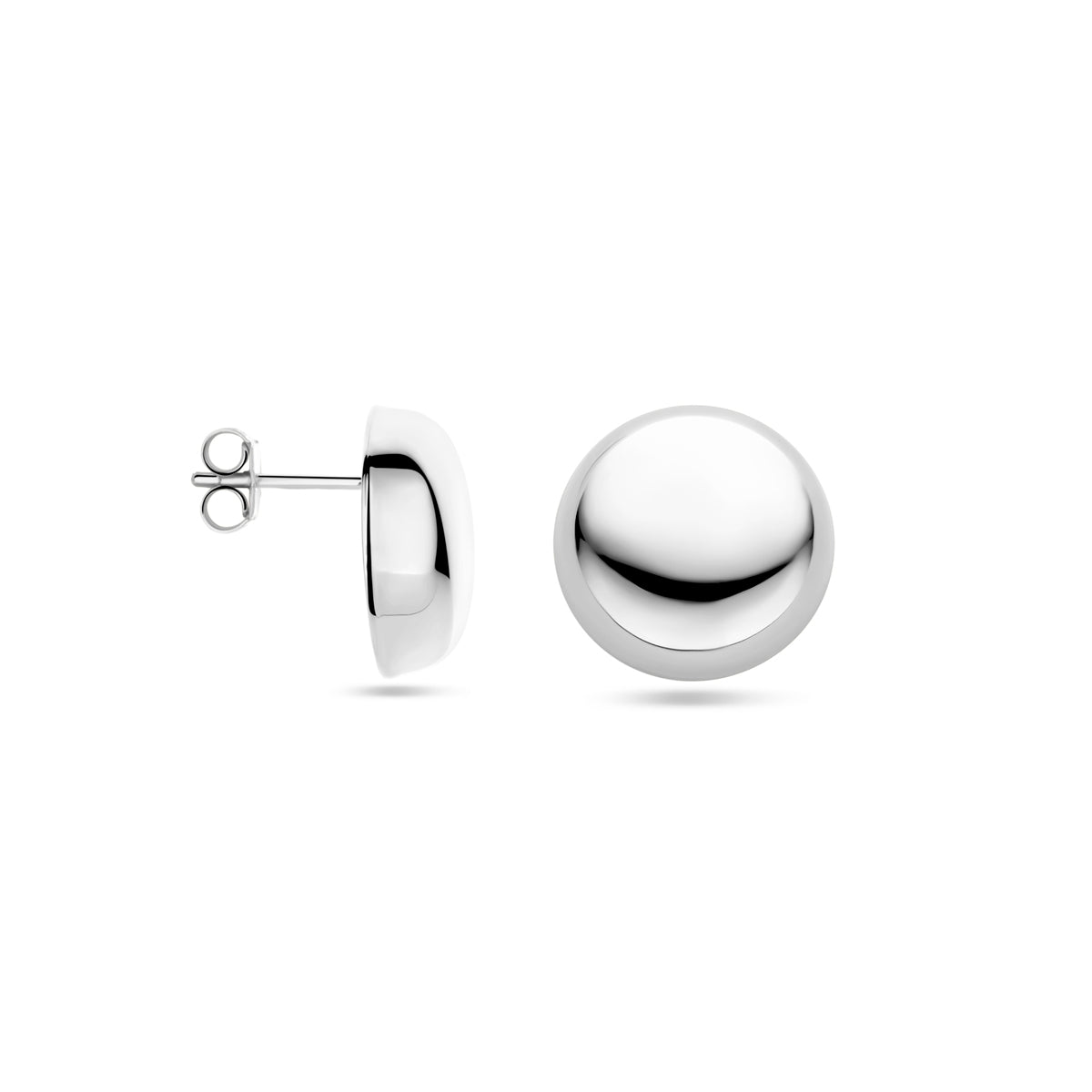 Ohrstecker 16 mm Silber rhodiniert