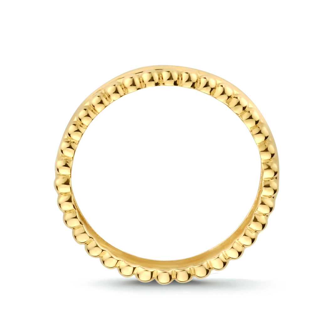 9k ring bolletjes 9K geel