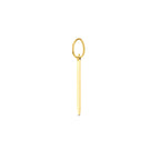 hanger 23 mm 14K geelgoud