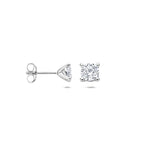 Ohrstecker Zirkonia 5 mm Silber rhodiniert