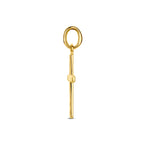 9k hanger kruis gediamanteerd 15 mm 9K geel