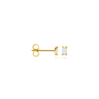Ohrstecker Zirkonia 3,5 mm 14K Gelbgold