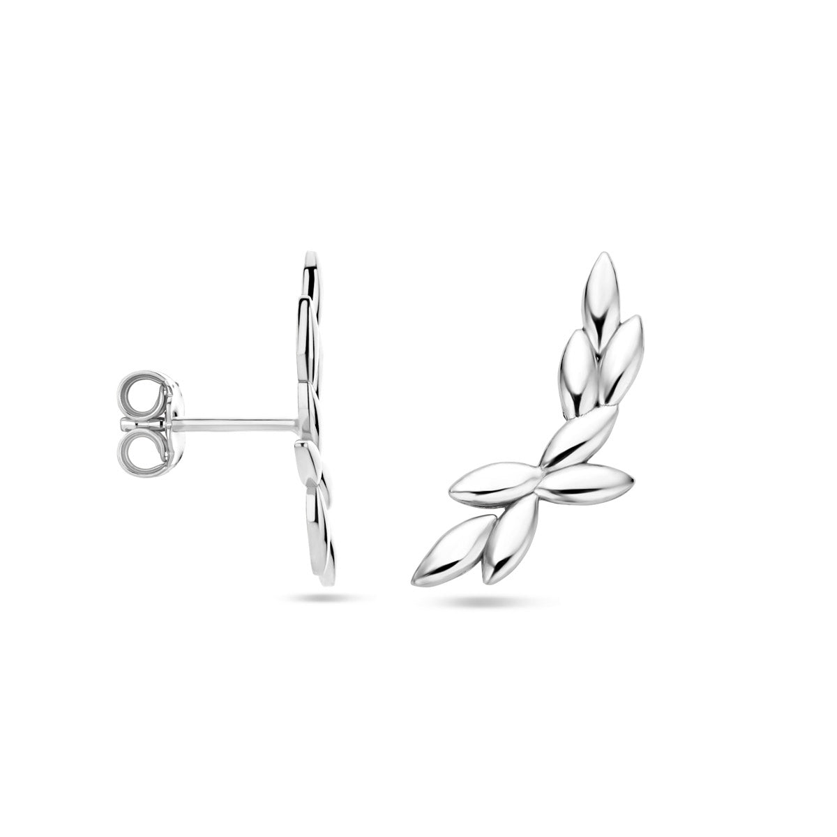 Ohrstecker 20 mm Silber rhodiniert