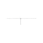 collier parels 41 + 4 cm zilver gerhodineerd