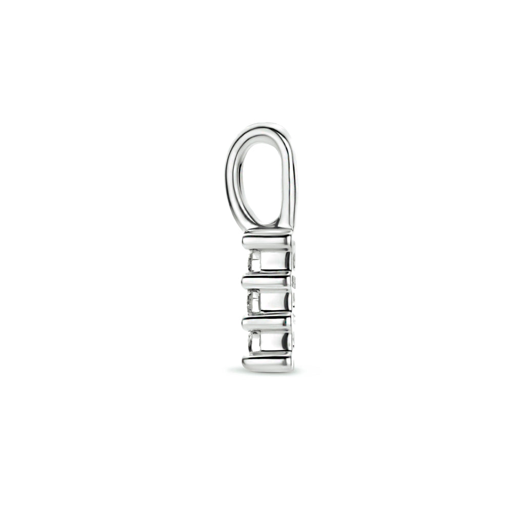 Anhänger Diamant 0.05ct H SI 11 mm 14K Weißgold