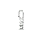 Anhänger Diamant 0.05ct H SI 11 mm 14K Weißgold