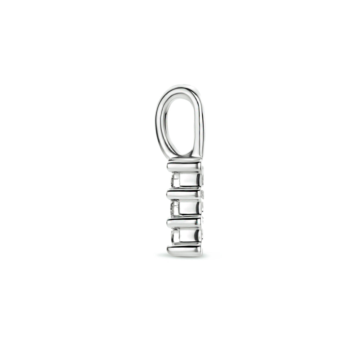 Anhänger Diamant 0.05ct H SI 11 mm 14K Weißgold