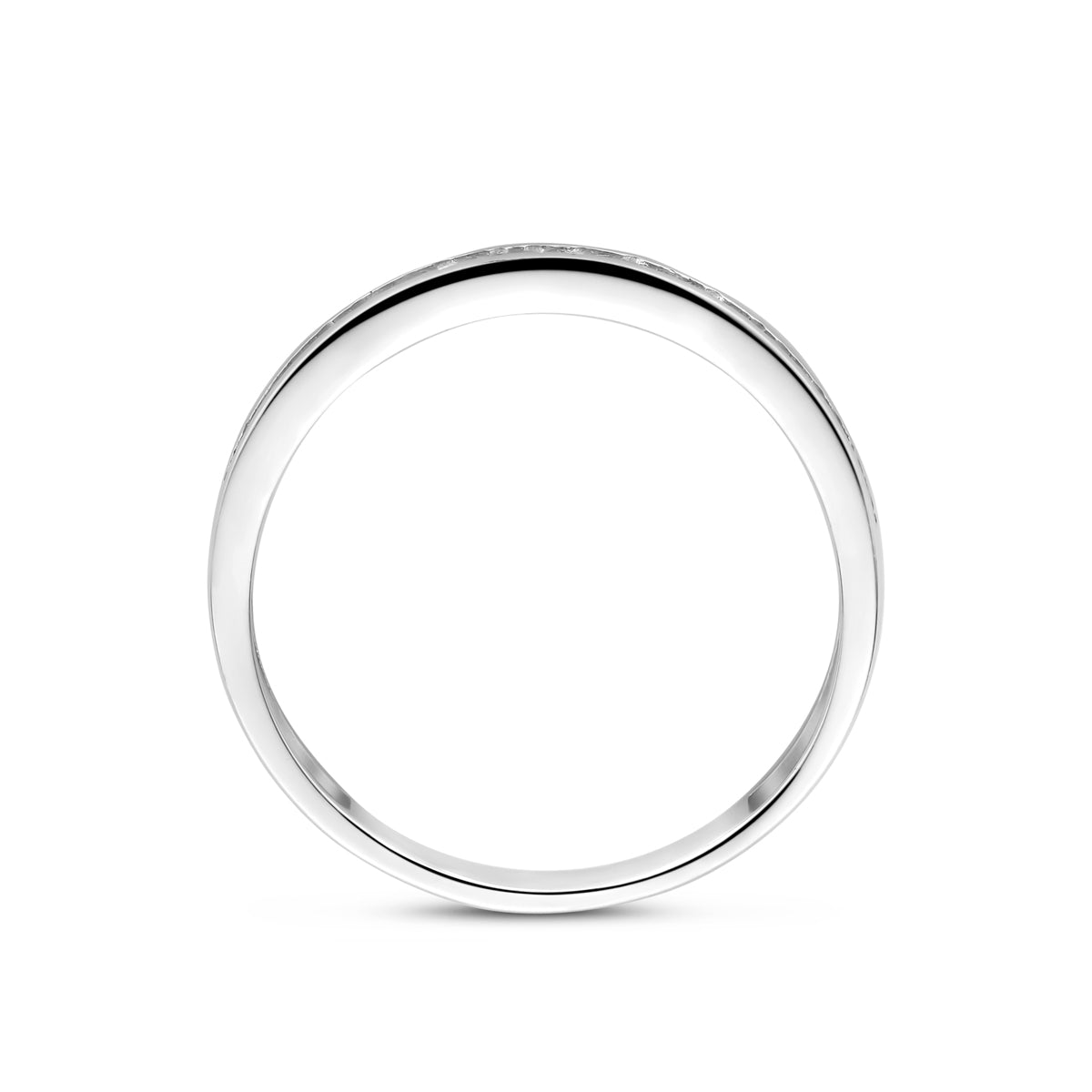 Ring Zirkonia Silber rhodiniert