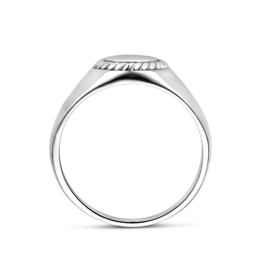 Gravurring Silber rhodiniert