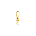 hanger strik 12 mm 14K geelgoud