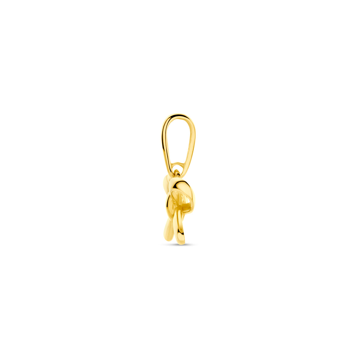 hanger strik 12 mm 14K geelgoud