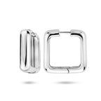 klapoorringen 25 mm zilver gerhodineerd