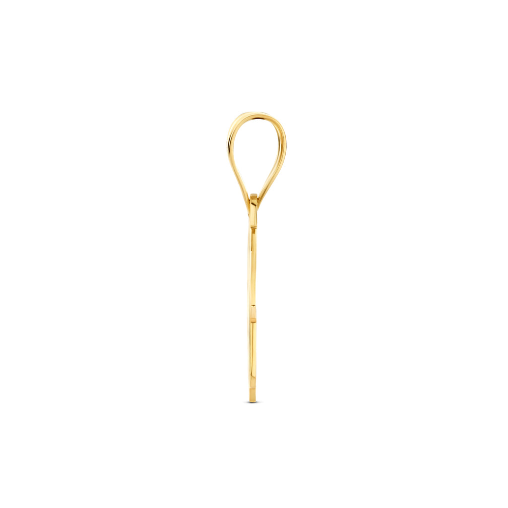 Anhänger Hand der Fatima 14K Gelbgold