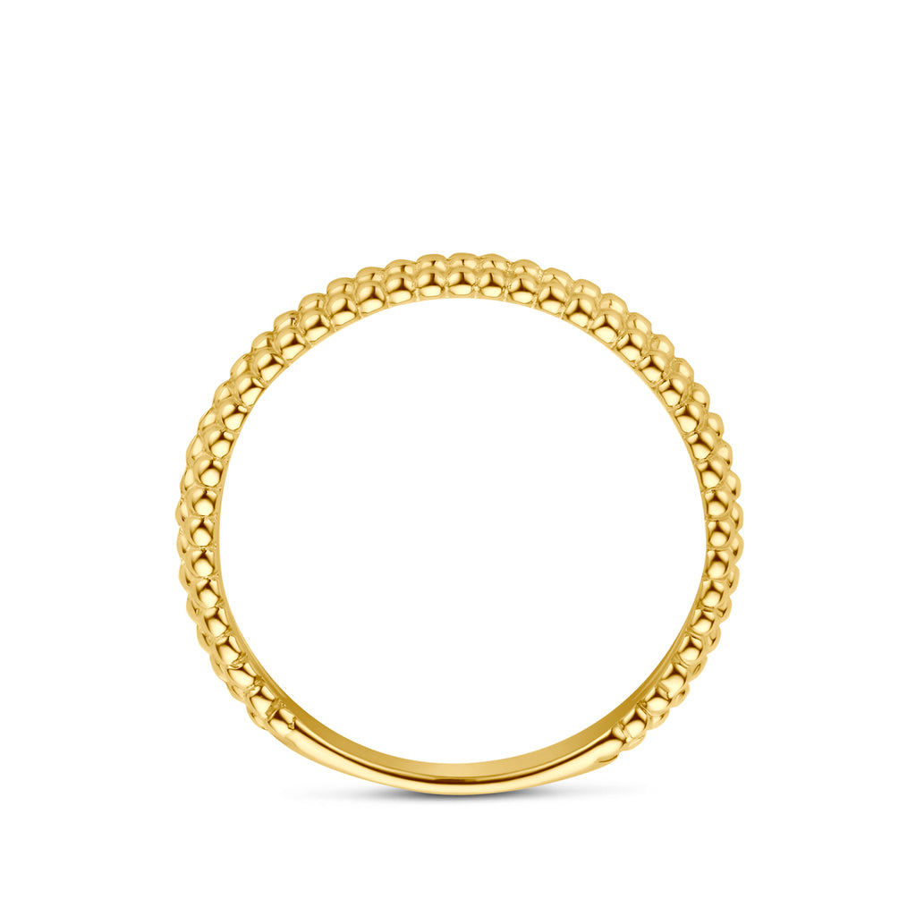 ring gediamanteerd 14K geelgoud