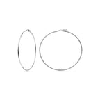 oorringen ronde buis 1,5 mm zilver gerhodineerd