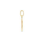 graveerhanger 18 mm 14K geelgoud