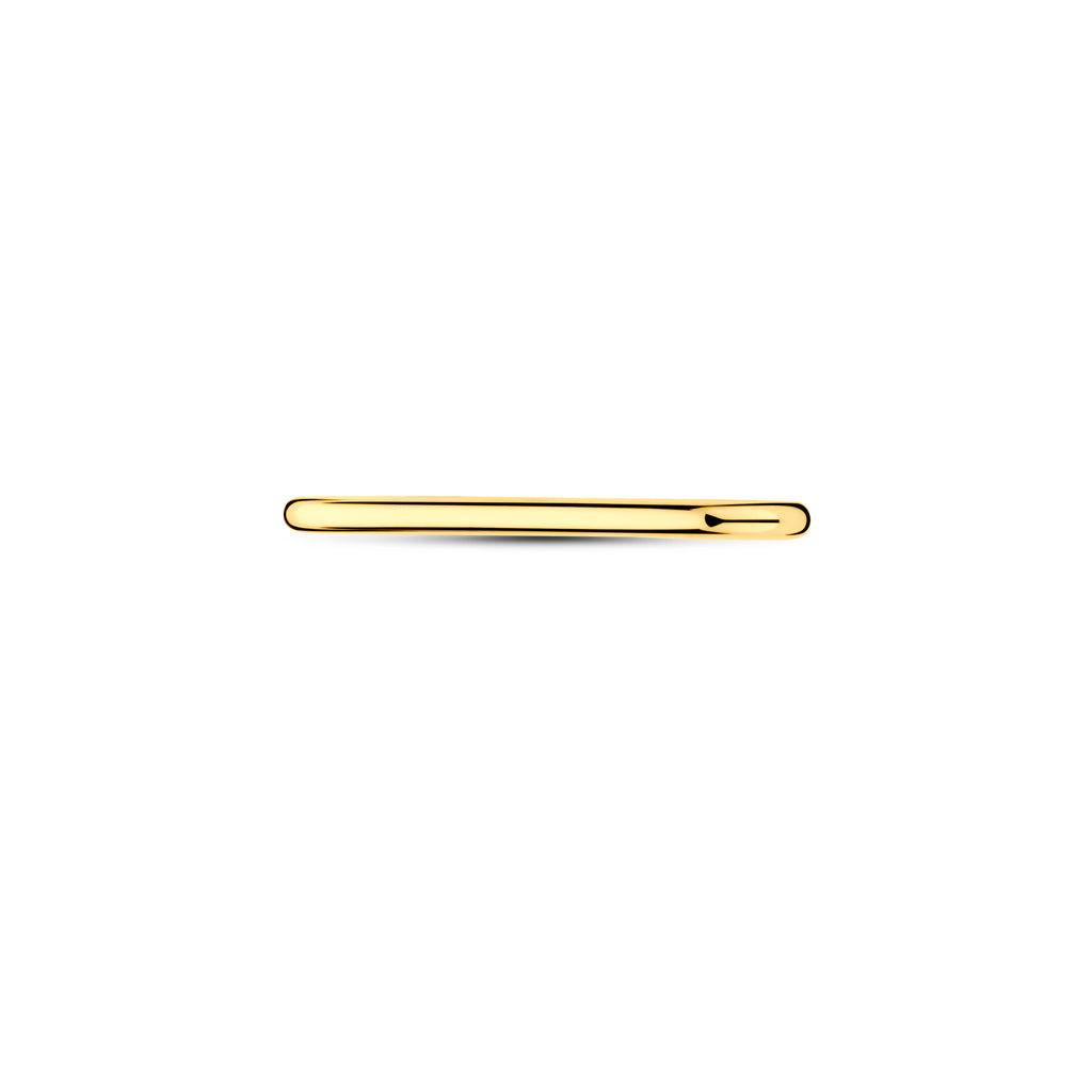los schakelstukje 6,5 x 22 mm 14K geelgoud