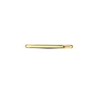 los schakelstukje 6,5 x 22 mm 14K geelgoud
