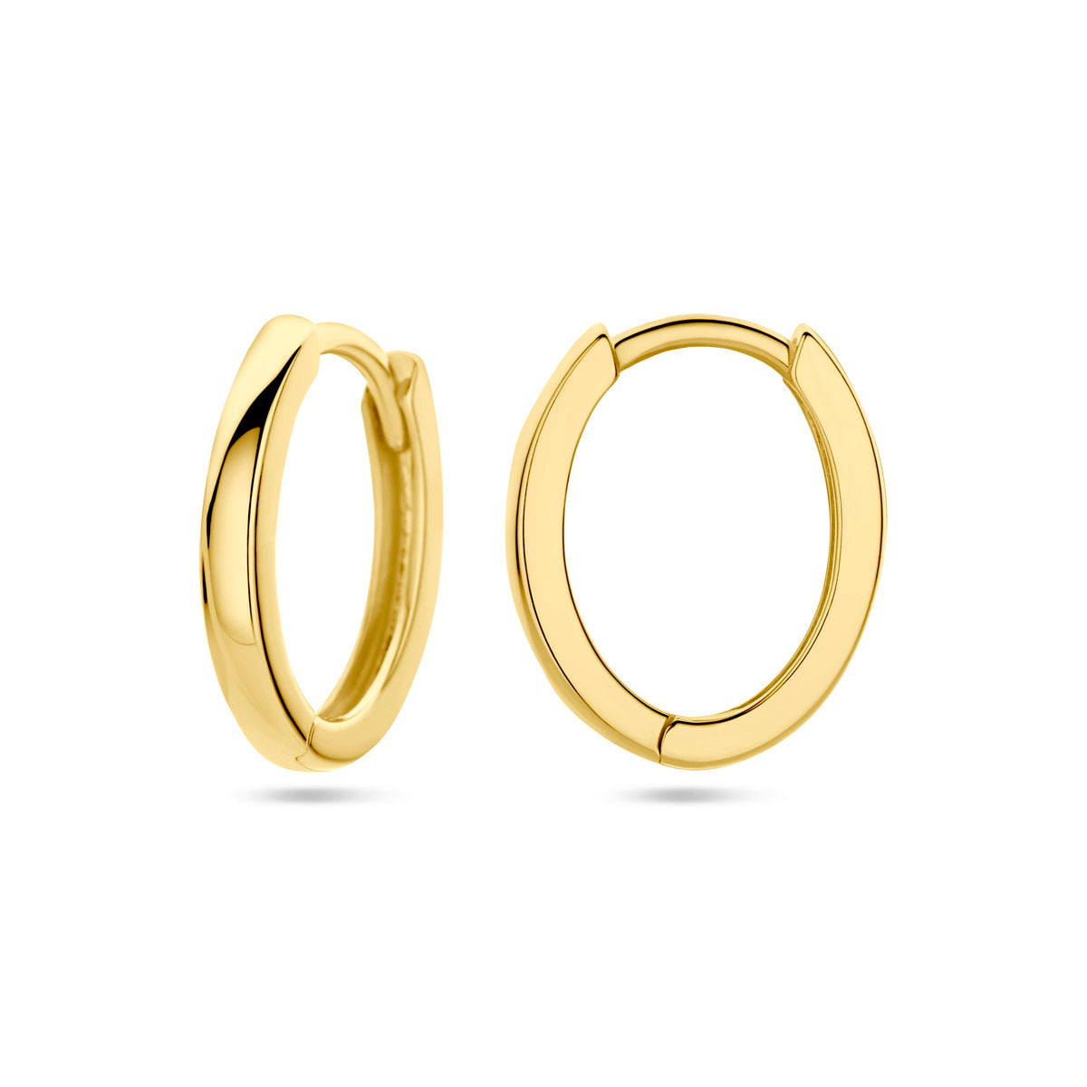 klapoorringen 14K geelgoud
