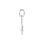 hanger padelracket 21 mm zilver wit