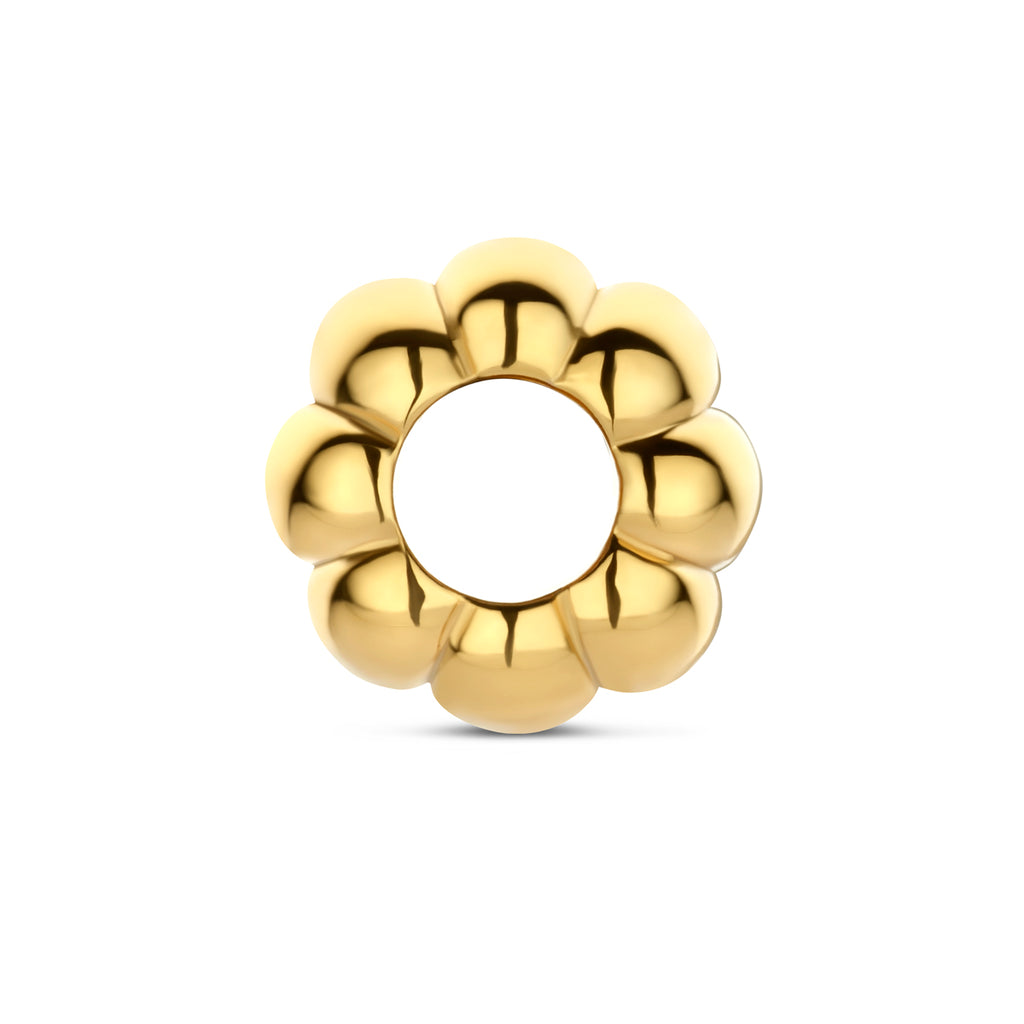 Rondell 9 mm 3 Mikron versilbert (gelb)