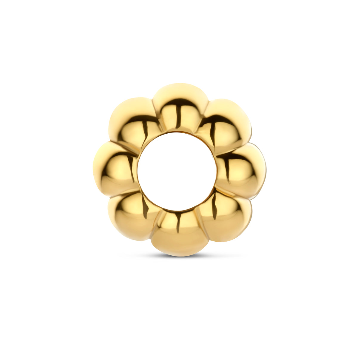 Rondell 9 mm 3 Mikron versilbert (gelb)